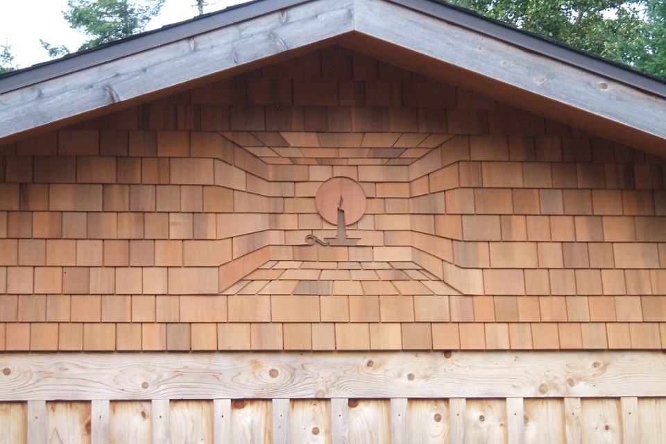 Cedar Shake Tapersawn siding