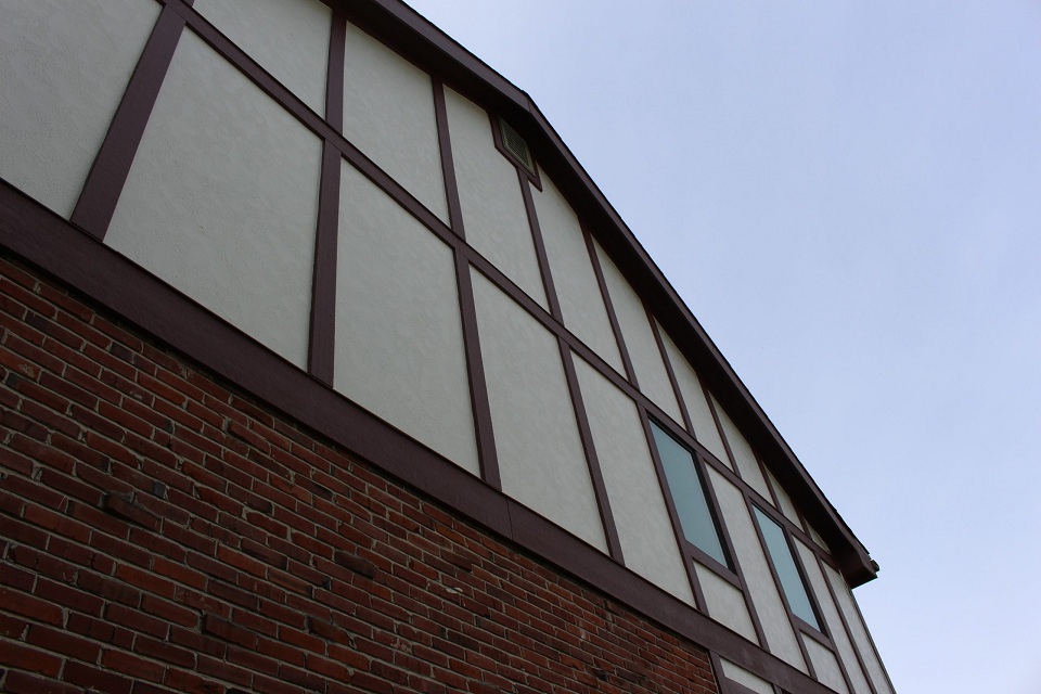 James Hardie panel stucco texture