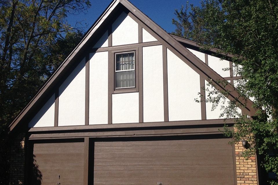 James Hardie panel stucco texture